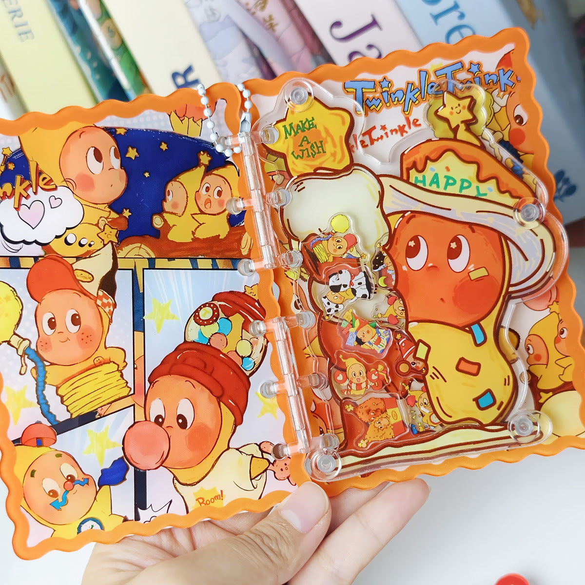 Acrylic shaking book A23