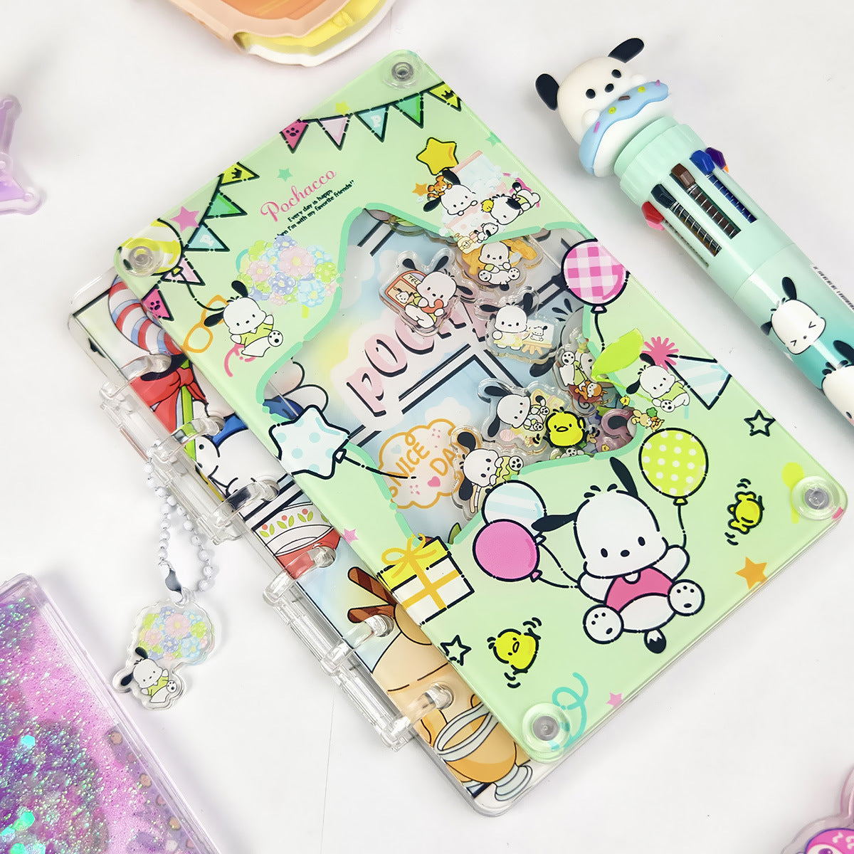 Acrylic Shaker Notebook Wholesale